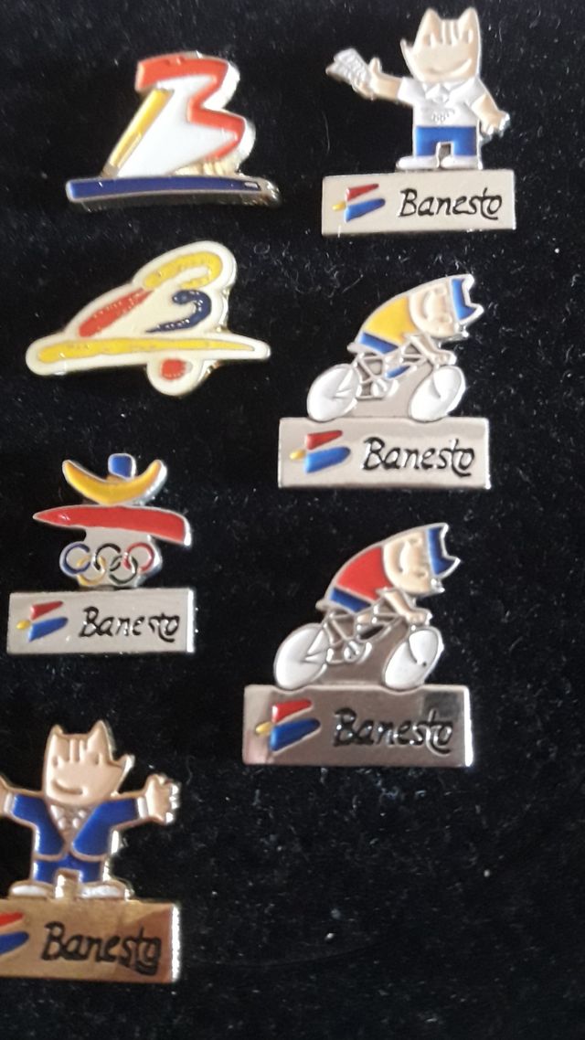 PINS BANESTO PATROCINADOR GRANDES EVENTOS