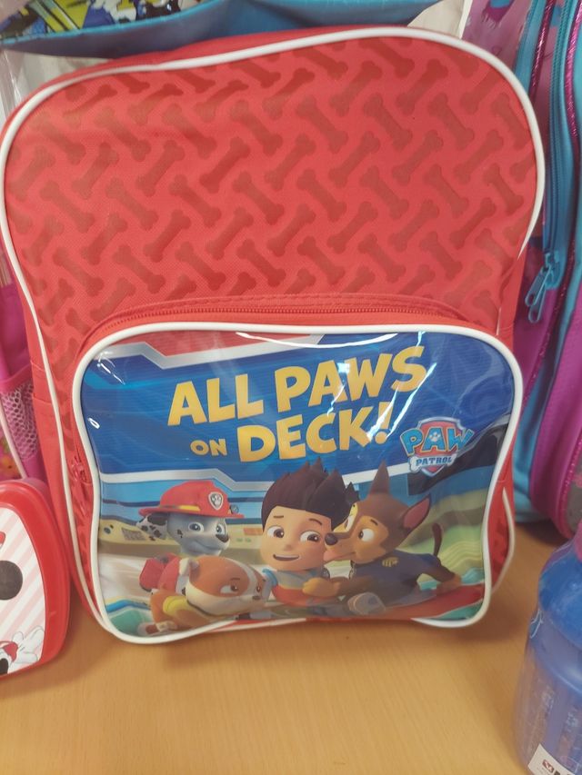 lote Mochila mediana paw patrol