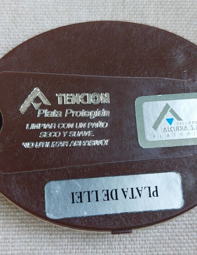 Marco ovalado plata de ley