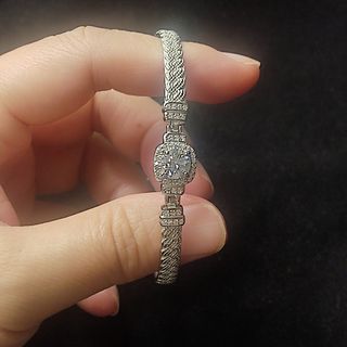 pulsera de plata moissanita