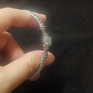 pulsera de plata moissanita