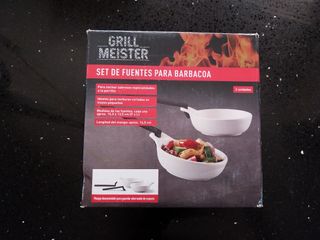 Set fuentes para barbacoa Grill Meister