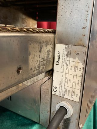 HORNO  TUNEL PARA PIZZAS DE CADENA DOSILET