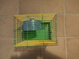 Jaula de hamster o pájaro