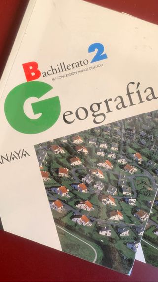 Libro Geografía Segundo Bachillerato 