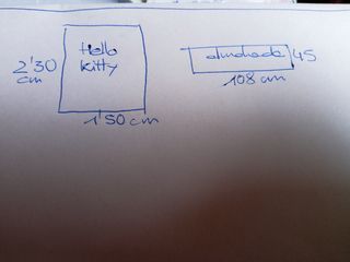 Funda Hello Kitty.Cama de 90