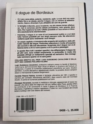 Libro storia della razza del Dogue de Bordeaux