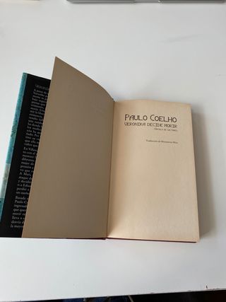 Veronika decide morir Paulo Coelho