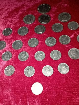 26 Monedas Confederación Helvetica