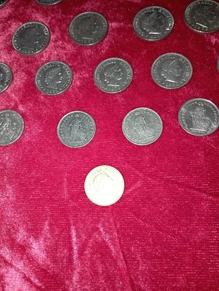 26 Monedas Confederación Helvetica