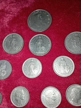 26 Monedas Confederación Helvetica