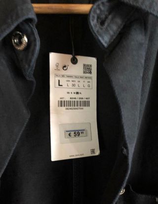 Cazadora Denim. Zara