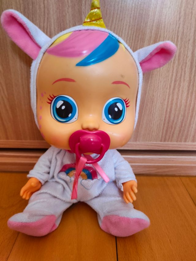 Bebe lloron grande unicornio