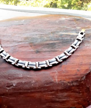 Bracciale in acciaio uomo