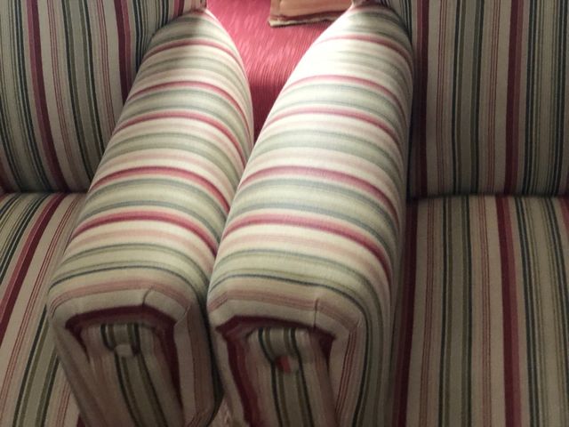 sofá 2 plazas + 2 sillones orejeros