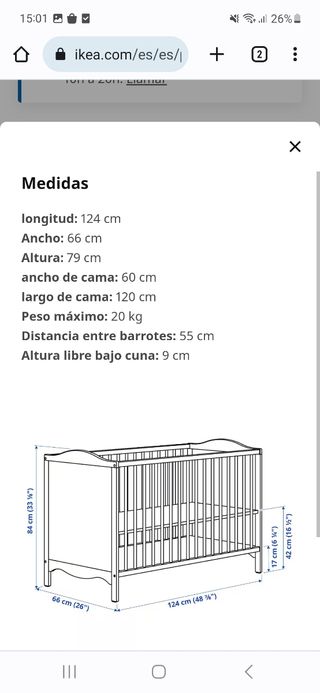 Cuna SMAGORA Ikea
