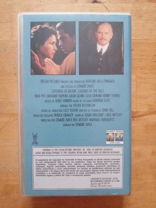 VHS "LEYENDAS DE PASIÓN"