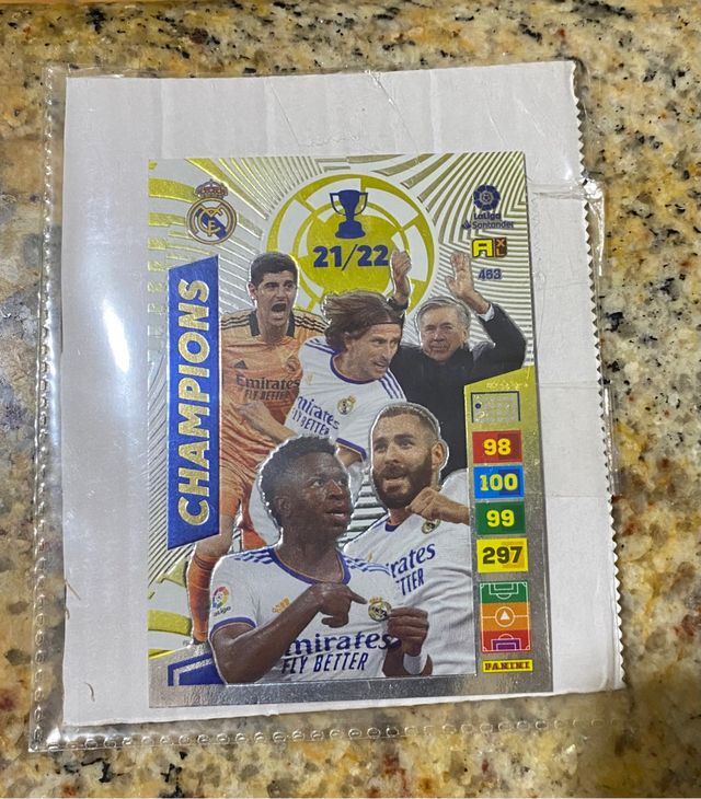 Carta champions Adrenalyn