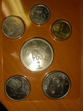 coleccion pesetas 1980 Mundial 82