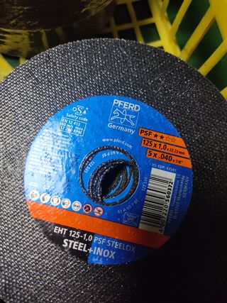 Disco corte acero 125