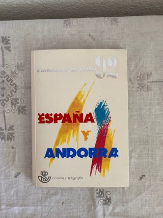 Libro de emisiones sellos España y Andorra 92 💎🥇