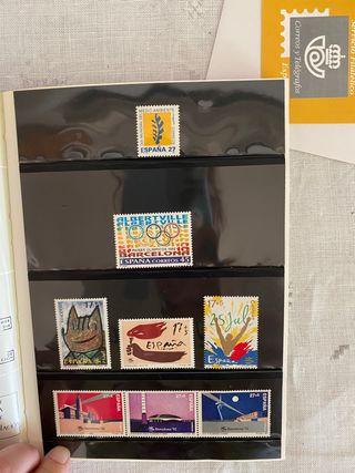Libro de emisiones sellos España y Andorra 92 💎🥇