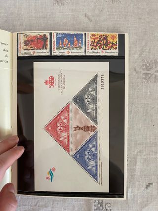 Libro de emisiones sellos España y Andorra 92 💎🥇