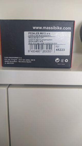 Pedales MTB Massi a estrenar