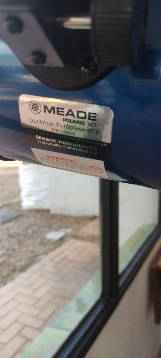 Telescopio Meade polaris 127