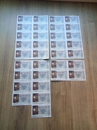 lote lotería de Navidad 1988