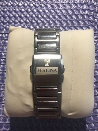 Reloj hombre Festina chronograph f20635 plateado