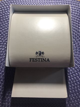 Reloj hombre Festina chronograph f20635 plateado