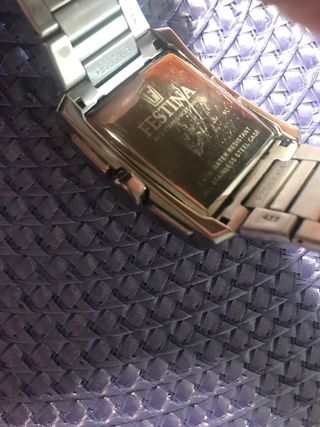 Reloj hombre Festina chronograph f20635 plateado