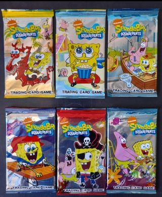 🧽6 SOBRES DE CARTAS DE BOB ESPONJA