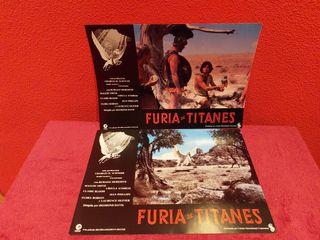 Fotocromos cine FURIA de Titanes. Completo, cartel