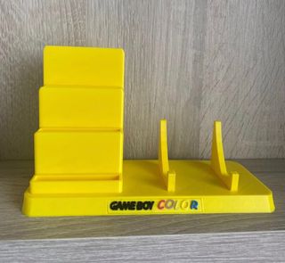 Soporte stand Game Boy Color 4 porta juego amarill