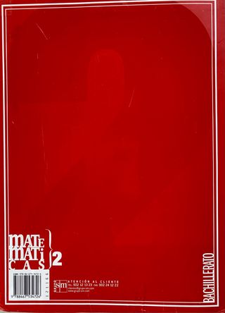 Libro de texto 2 Bachillerato Matematicas SM