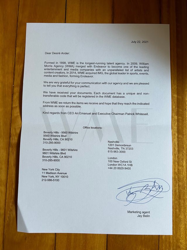 Autógrafo de Matt Damon