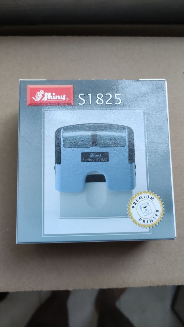 Sello estampilla Shiny