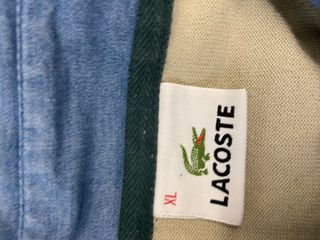 Polo  Lacoste original , hombre t XL rayas