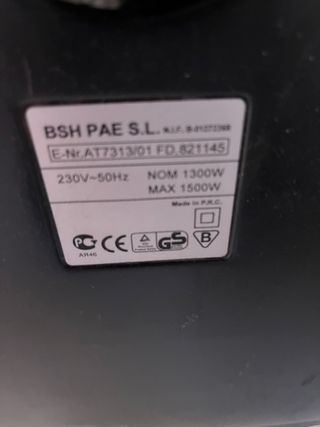 ASPIRADORA SEGUNDA MANO Solo para recoger