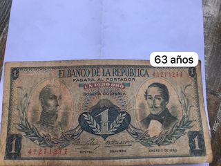 Billetes antiguos