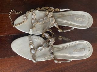 SANDALIAS PLATA LUXAX NUM. 37