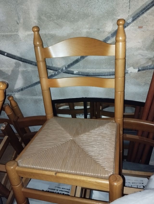 Sillas comedor madera