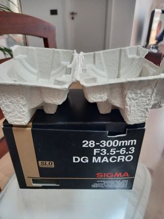 Objetivo Camara SIGMA 28 300 F3.5 6.3 DG MACRO