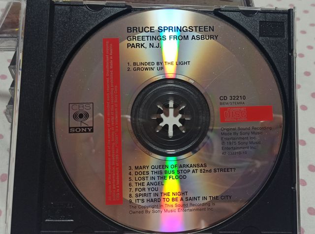 CD Greetings from Asbury - Bruce Springsteen