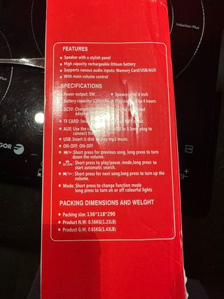 Altavoz speaker karaoke HL-36