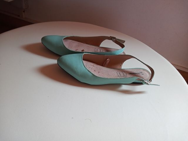 Zapatos planos abertura trasera