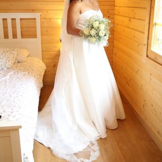 Vestido de Novia Seda Mikado