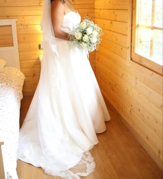 Vestido de Novia Seda Mikado